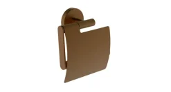 Marho Toiletrolhouder Luxor met klep brons koper