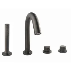 Marho Valdra afbouwdeel badrandkraan 4-gats gunmetal