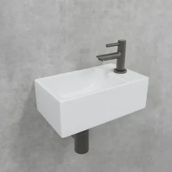 Marho Valdra fonteinkraan gun metal eengreeps