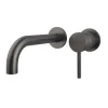 Marho Valdra inbouw wastafelkraan gun metal eengreeps