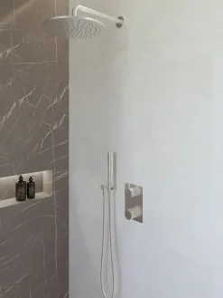 Marho Valdra regendouche set inbouw met thermostaatkraan 30 cm chroom