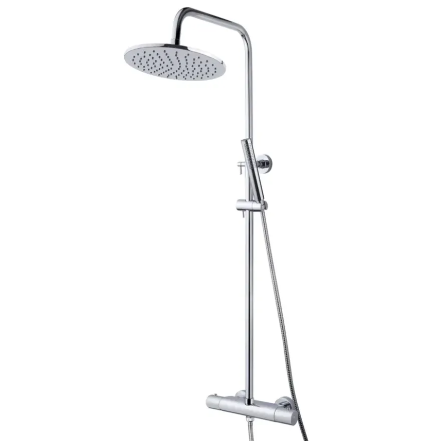 Marho Valdra thermostatische regendouche set opbouw chroom