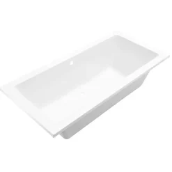 Marho Zephyra SQ inbouw duo ligbad glanzend wit 190 x 90 x 49 cm