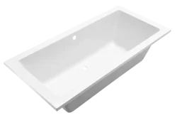 Marho Zephyra SQ inbouw duo ligbad mat wit 180 x 80 x 49 cm