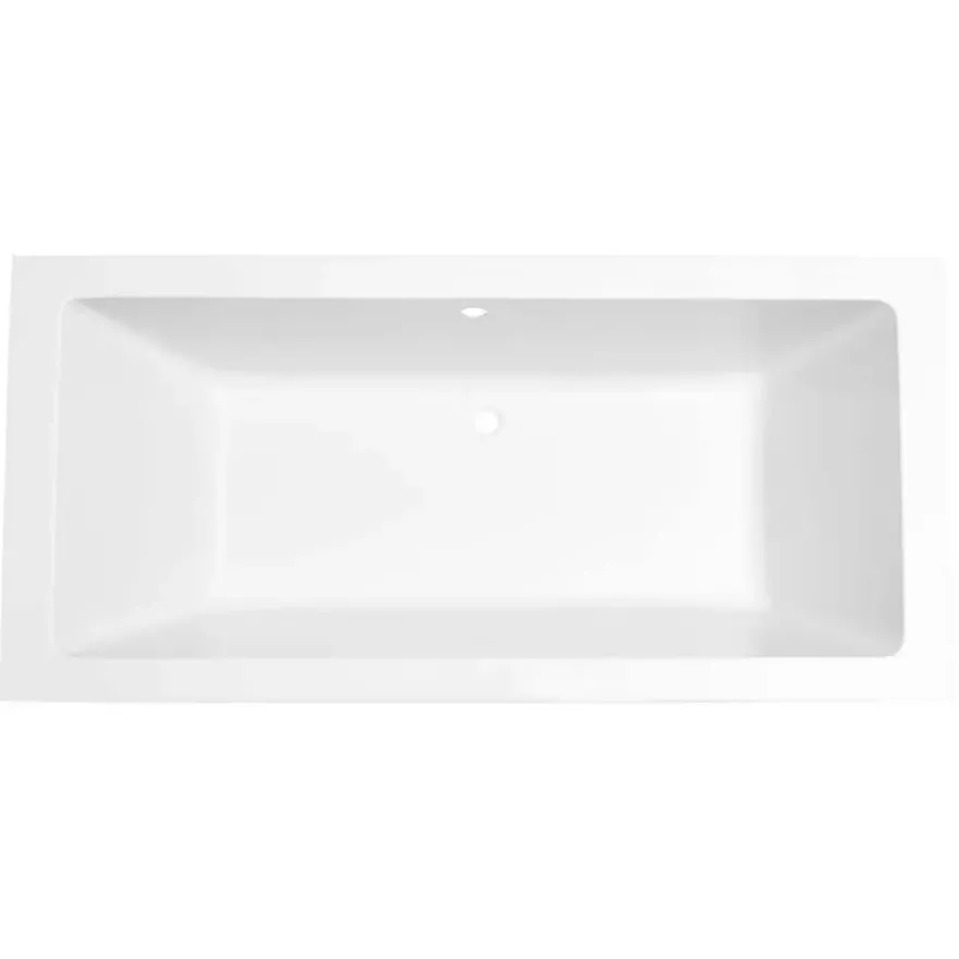 Marho Zephyra SQ inbouw duo ligbad mat wit 180 x 80 x 49 cm