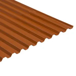 Martens Damwandplaat / Trapezeplaat PVC rood 92,8x214 cm