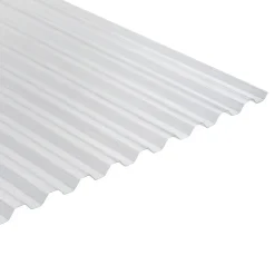 Martens Damwandplaat / Trapezeplaat PVC Transparant 92,8x214 cm