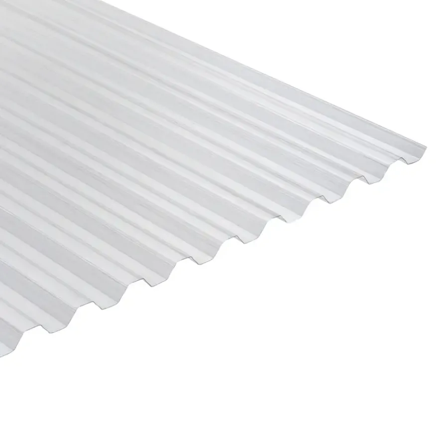 Martens Damwandplaat / Trapezeplaat PVC Transparant 92,8x214 cm