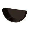 Martens mastgoot eindstuk 100 mm bruin