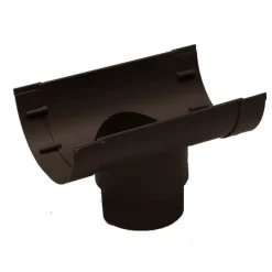 Martens mastgoot middenuitloop 100 mm bruin