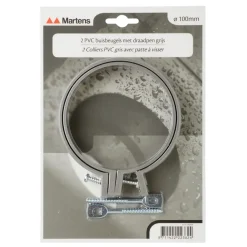Martens ophangbeugel met pen 100 mm grijs 2 stuks
