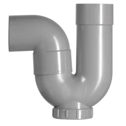 Martens putsifon 80 mm met ontstopper en bocht