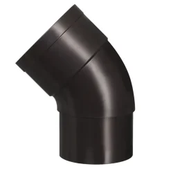 Martens PVC bocht 45° bruin mof/verjongd 60 mm
