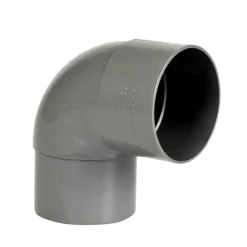 Martens PVC Bocht 90° Grijs Mof/ Verjongd 80 mm