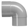 Martens PVC bocht 90° grijs 1x mof 40 mm