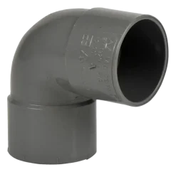 Martens PVC bocht 90° grijs 2x mof 40 mm