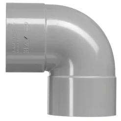 Martens PVC bocht 90° grijs 2x mof 110 mm