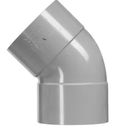 Martens PVC bocht 45° grijs 2x mof 40 mm