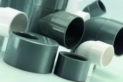 Martens PVC bocht 45° grijs 2x mof 125 mm