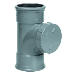 Martens PVC ontstoppingsstuk met schroefdeksel 125 mm