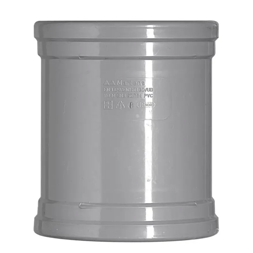 Martens PVC overschuifmof 2x manchet 125 mm