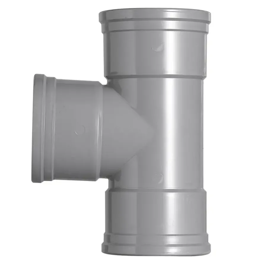 Martens PVC T-stuk 90° 3x manchet 110 mm