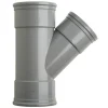 Martens PVC T-stuk 45° 3x manchet 125x110 mm
