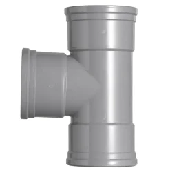 Martens PVC T-stuk 90° 3x manchet 125x125 mm