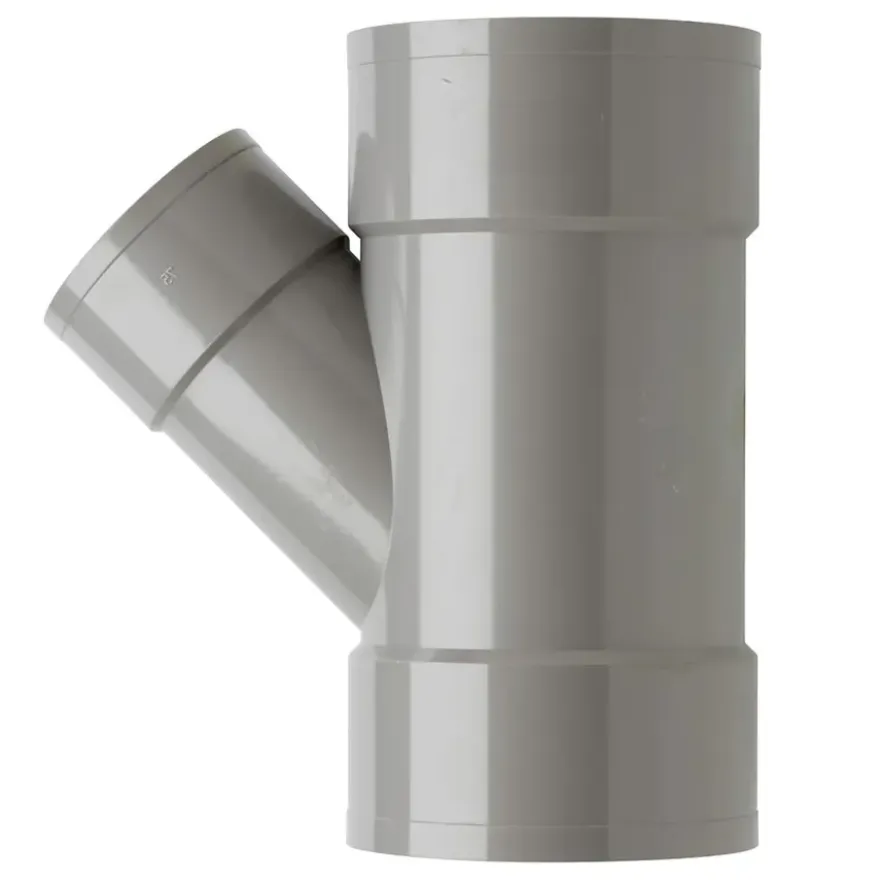 Martens PVC T-stuk 45° 3x Mof 110 x 75 mm