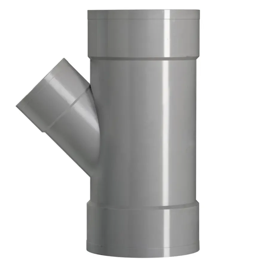 Martens PVC T-stuk 45° 3x Mof 125 x 75 mm