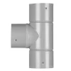 Martens T-stuk PVC grijs t.b.v. drainagebuis 80x80x80 mm