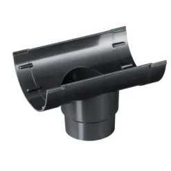 Martens uitloop t.b.v. mastgoot antraciet 100 mm