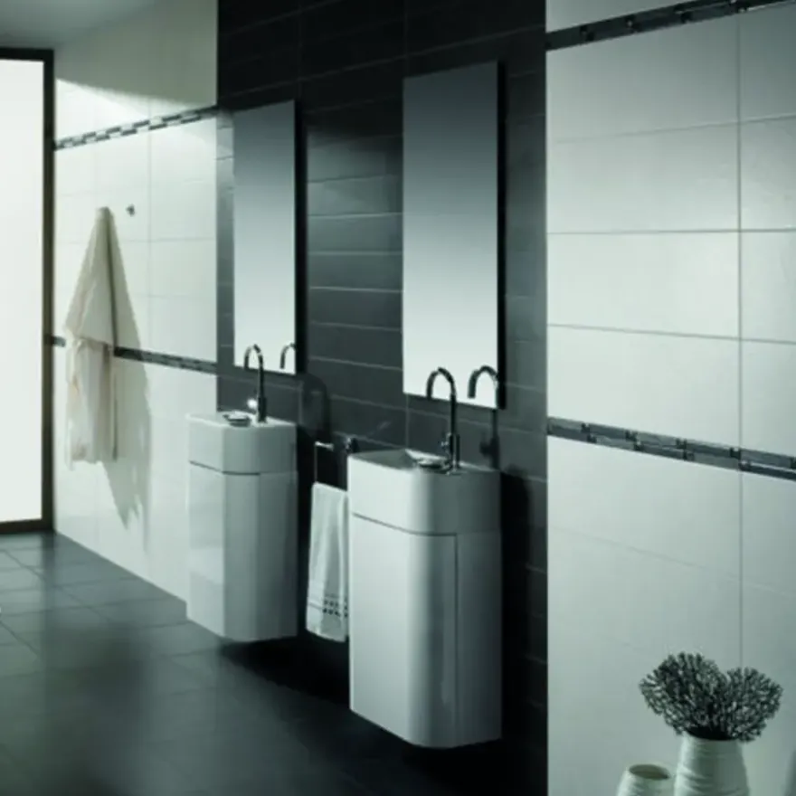 Mat Wandtegel Wit 25X40CM 1,4M2