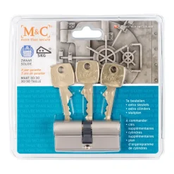 M&C veiligheidscilinder 30/30 mm SKG 2-sterren