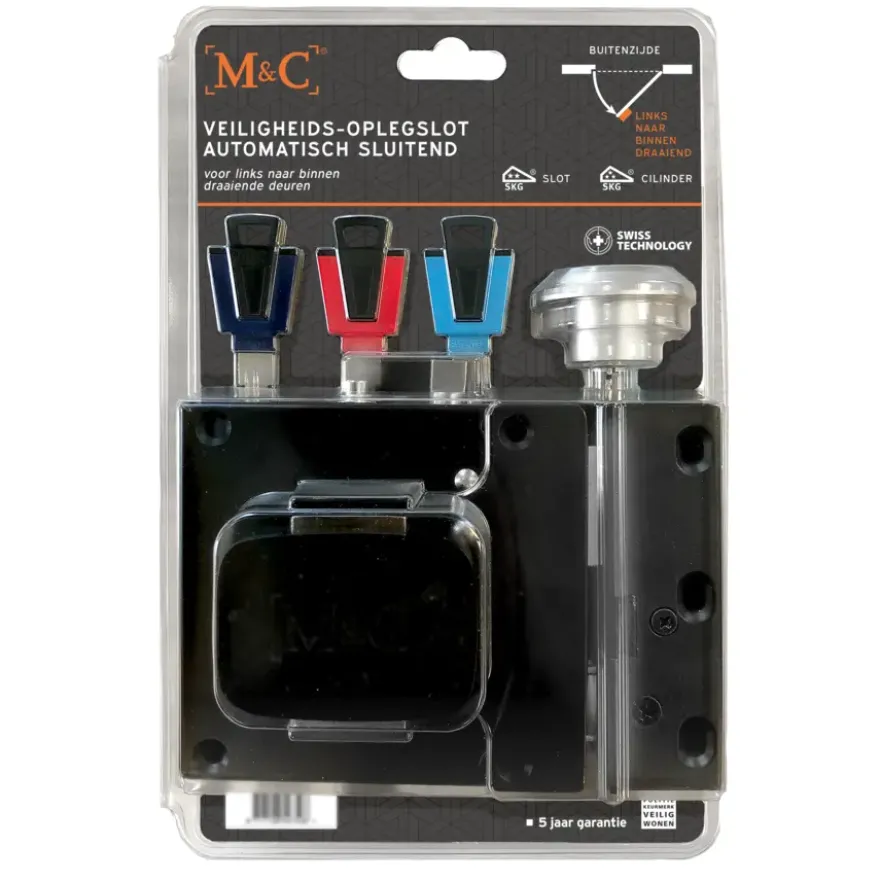 M&C veiligheidsoplegslot SKG 2-sterren links