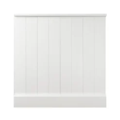 MDF lambriseringsset compleet pakket wit circa 103 cm hoog (bestellen per 1,03 meter breed)