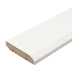 MDF lambriseringsset compleet pakket wit circa 103 cm hoog (bestellen per 1,03 meter breed)