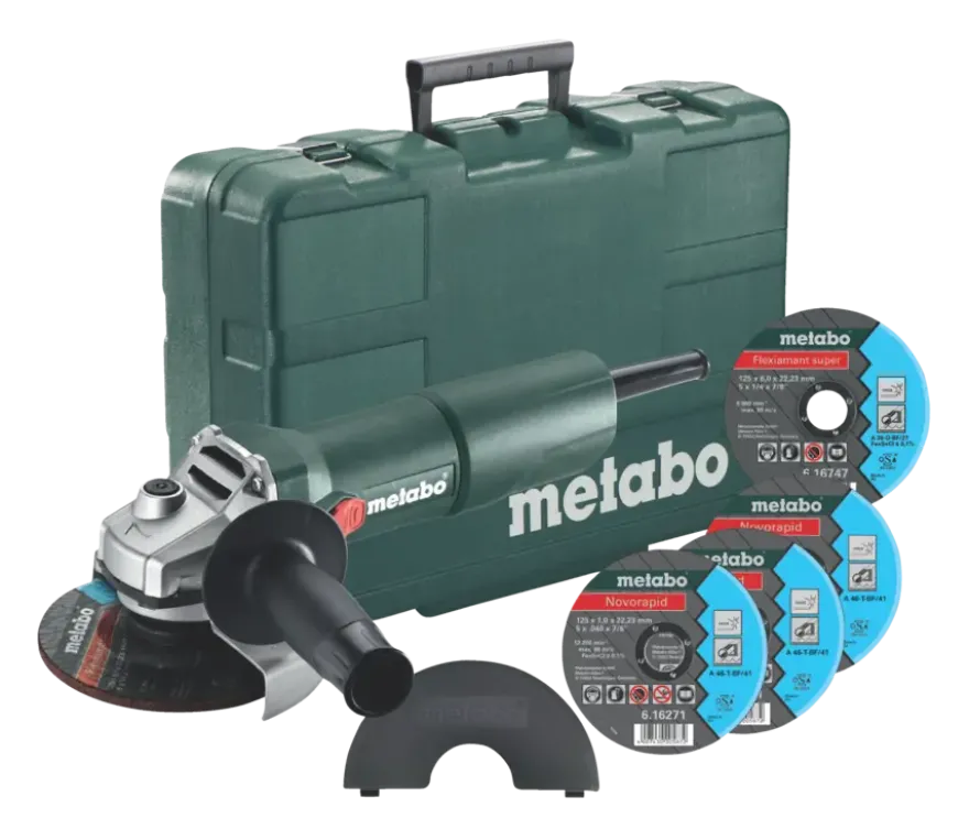 Metabo haakse slijper / slijptol set 750W
