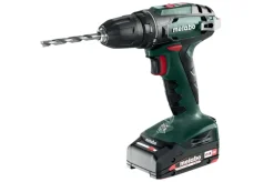 Metabo 18V accuboormachine BS18 incl. 2 accu's 2.0Ah + lader en accessoire-set in koffer