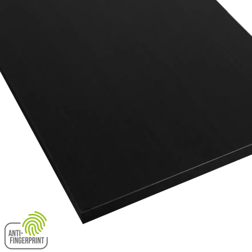 Meubelpaneel antraciet essen ABS fingerprint proof 80x30 cm 18 mm