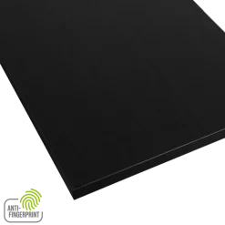 Meubelpaneel antraciet essen ABS fingerprint proof 120x30 cm 18 mm