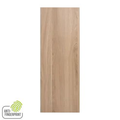 Meubelpaneel gebleekt eiken ABS fingerprint proof 120x30 cm 18 mm