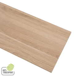 Meubelpaneel gebleekt eiken ABS fingerprint proof 120x30 cm 18 mm