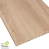 Meubelpaneel gebleekt eiken ABS fingerprint proof 240x60 cm 18 mm