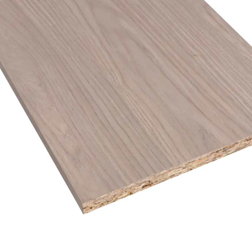 Meubelpaneel grijs eiken ABS 240x30 cm 18 mm