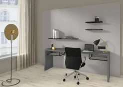 Meubelpaneel inox metallic ABS 80x40 cm 18 mm