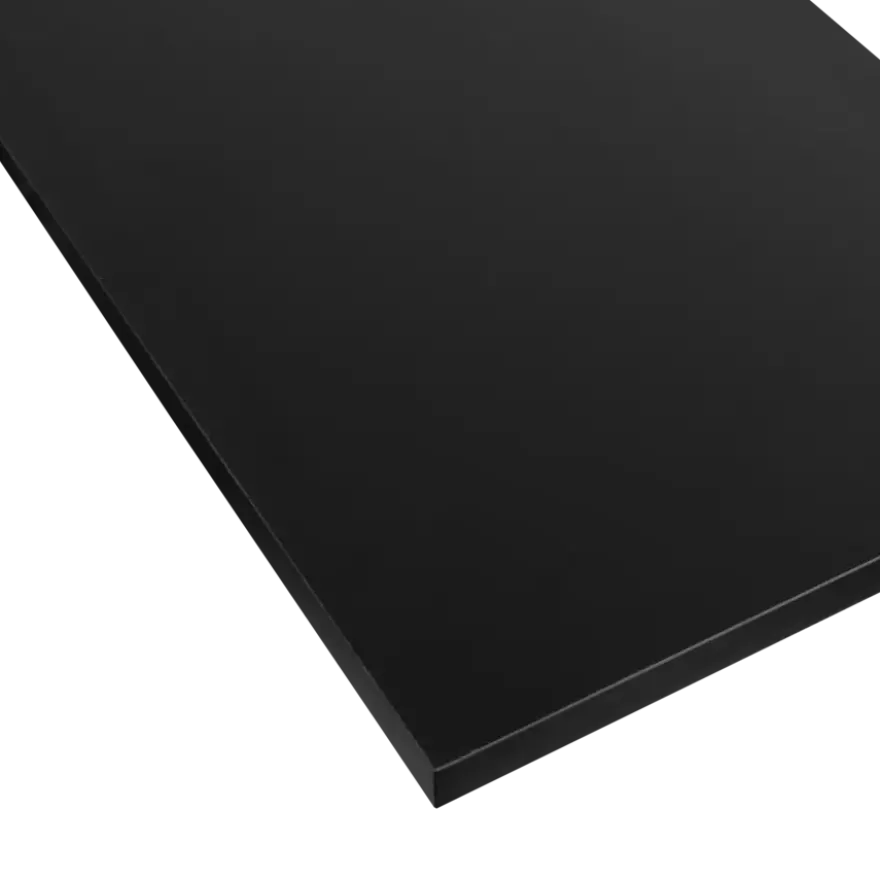 Meubelpaneel zwart ABS 120x40 cm 18 mm