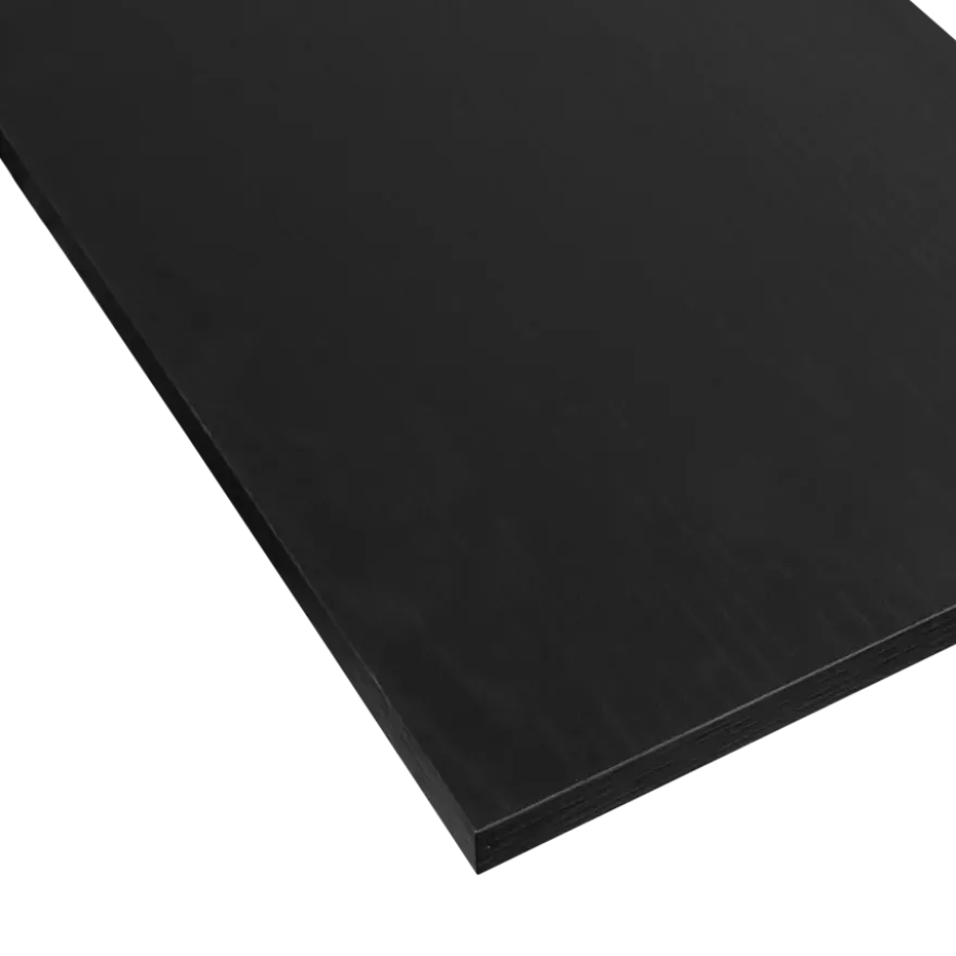 Meubelpaneel zwart eiken ABS 80x30 cm 18 mm