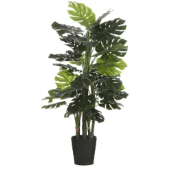 Monstera Kunstplant - H140 x ø80 cm - Groen