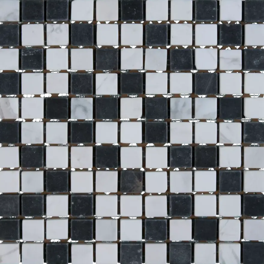 Mozaiek Wit/Zwart/Grijs 30X30CM 4 stuks